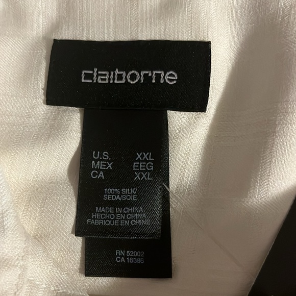 Silk Claiborne men’s shirt. XXL - Picture 3 of 7